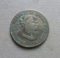 Italien ++ 5 Franchi 1807, Lucca, Elisa e Felice