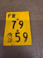Mofa Nr. Schild