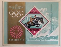 Ungarn 1972 XX. Olympia Muench. Block MNH postfrisch