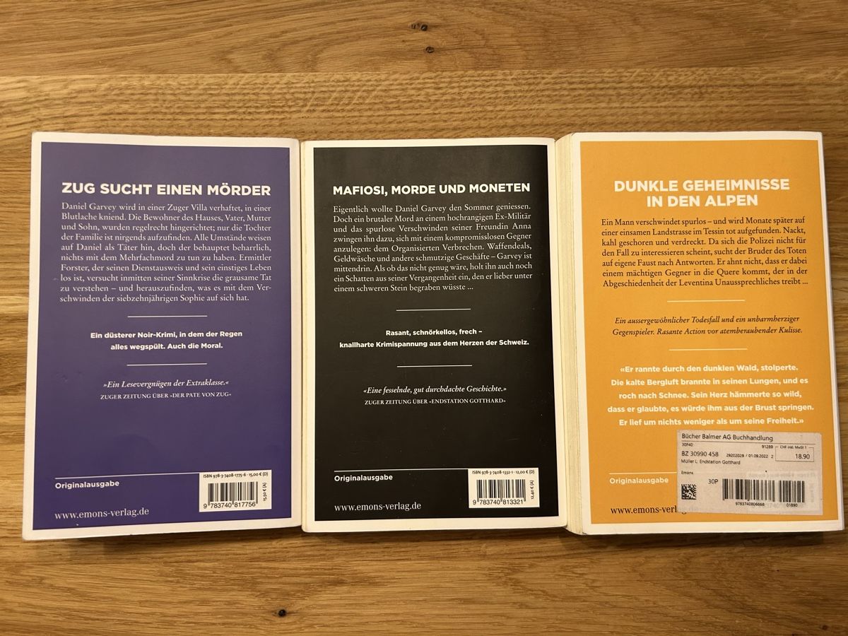 Livres: Spannende Krimireihe Lorenz Müller – D'occasion à Zug par Mercando 1