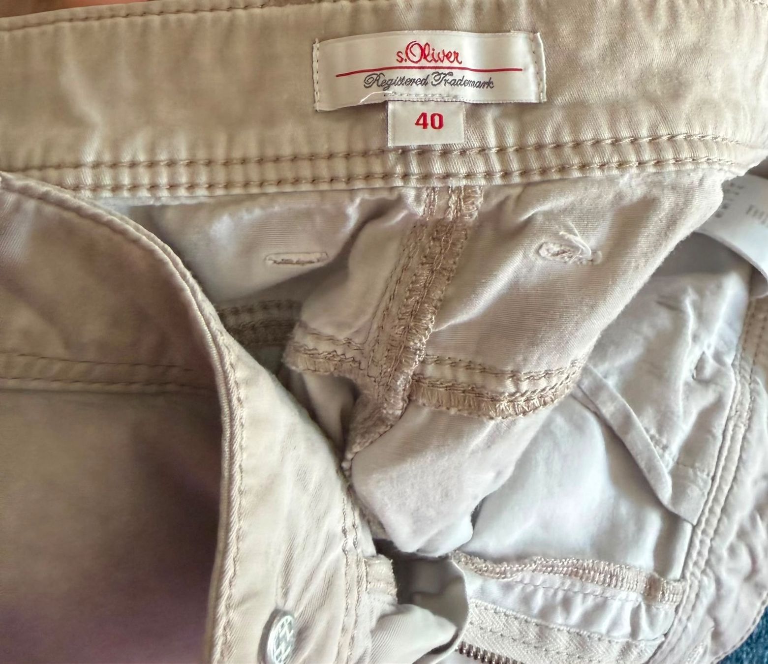 S.Oliver Pantalons: S.Oliver Shorts beige Grösse 40 – D'occasion à Nussbaumen AG par brigitebardot 2