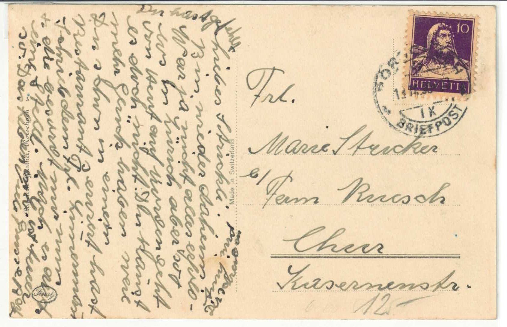 Cartoline postali: Rorschach vom Rietli aus – Usato da Ettingen venduto da Kartenplanet 1