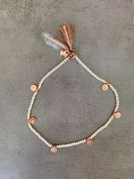 Collier ras de cou rose Agatha
