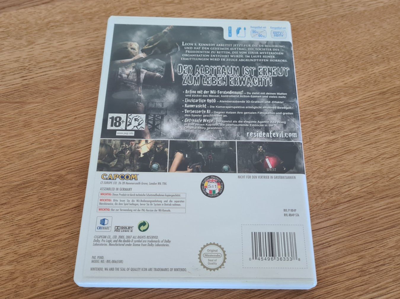 Nintendo Giochi: Nintendo Wii: Resident Evil 4 - Wii Edition - CAPCOM PAL – Usato da Winterthur venduto da stufaphi 2