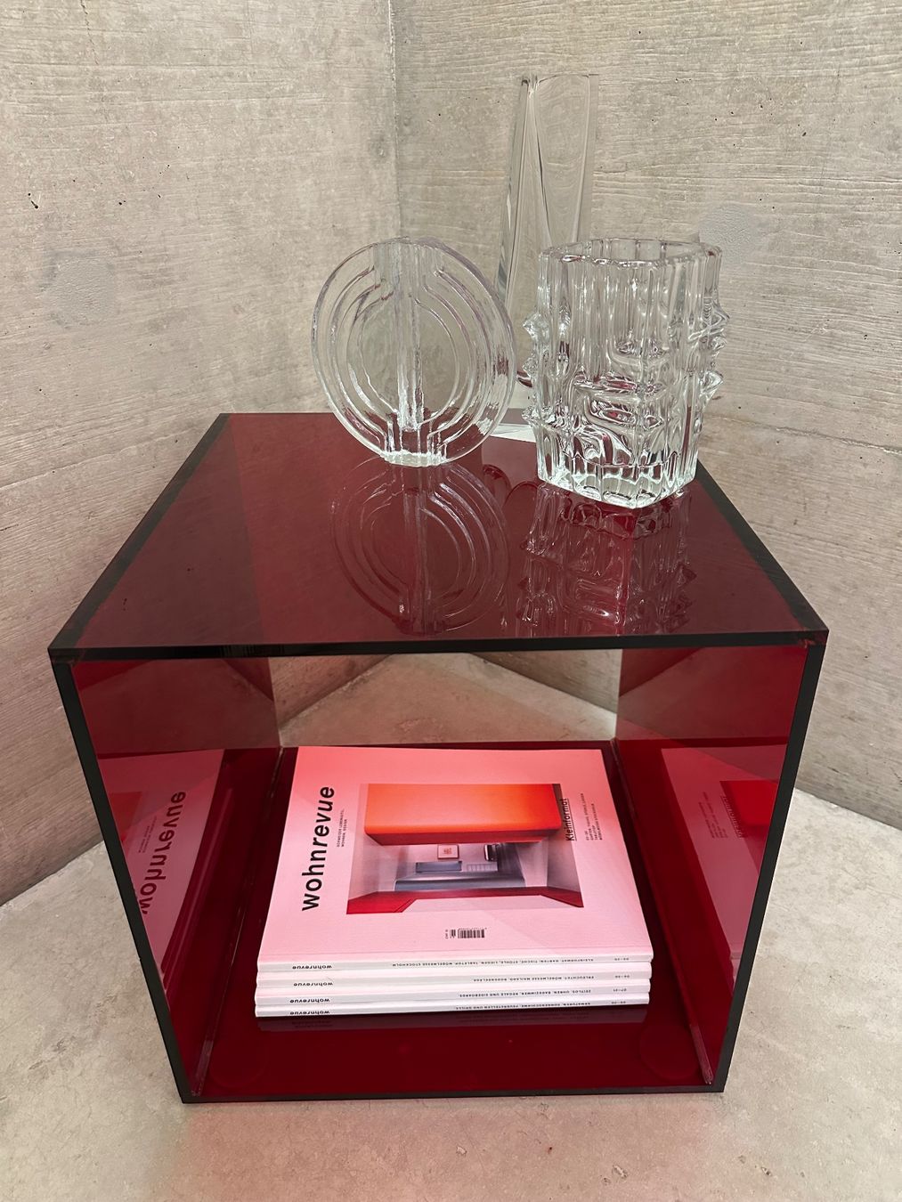 Tavoli: Cube side table plexiglass ❤ Beistelltisch Würfel Plexiglas – Usato da Zuerich venduto da mas925 1
