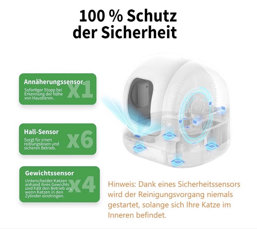 Petkit Pura Max Katzentoilette, selbstreinigend, neu! (50) (Gebraucht ...