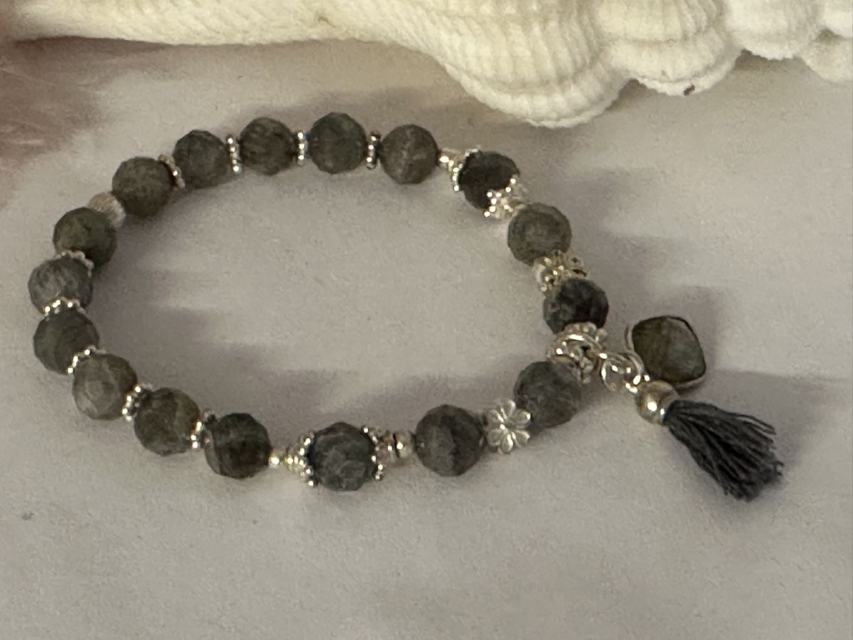 Bracciali & Braccialetti: Labradorit Armband mit viel Silber – Nuovo e nell'imballaggio originale da Niederglatt ZH venduto da Silberschmuck-design 2