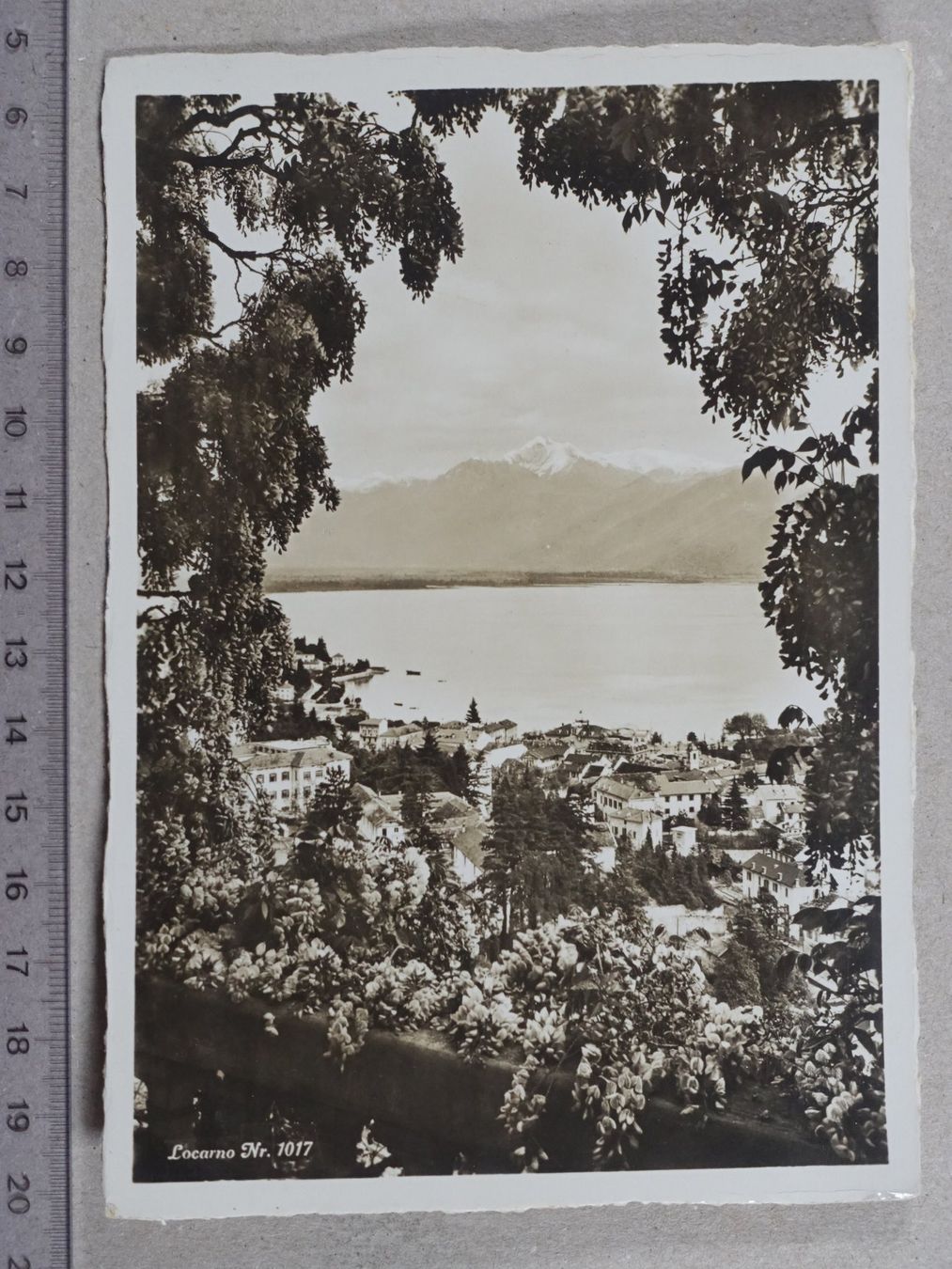Cartoline postali: Locarno, 1938, Bahnpost Stempel – Usato da Lenzburg venduto da fh1