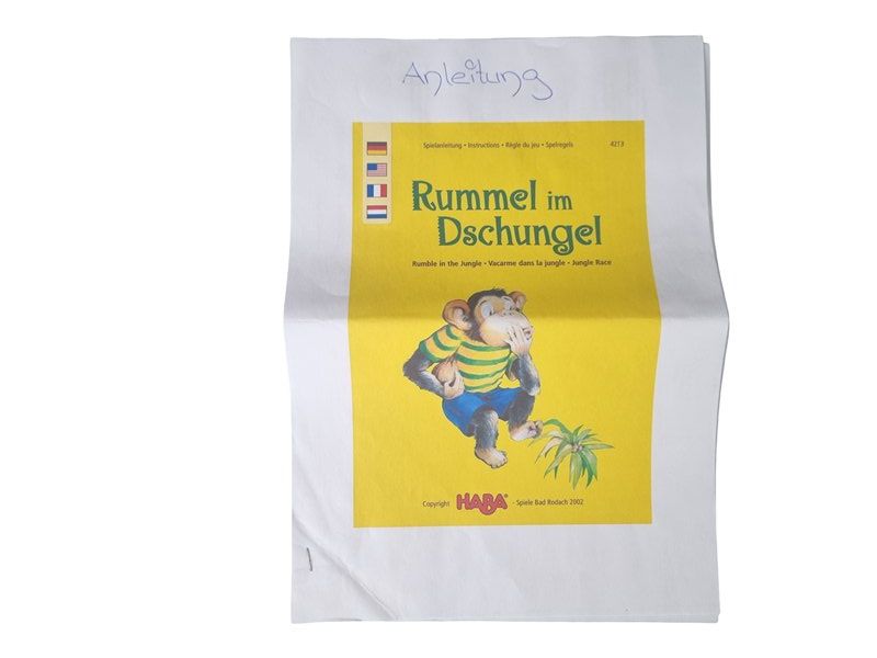 Haba Spiele: RUMMEL IM DSCHUNGEL Kinderspiel – Gebraucht aus Wangen b. Olten von Restwert_Wangen 5