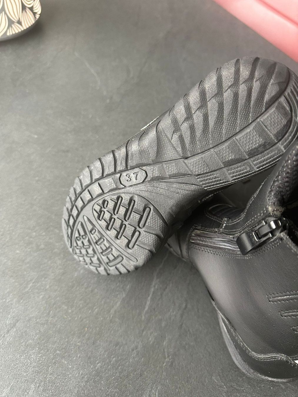 Scarpe da donna: Oxford Motorradstiefel Grösse 37 – Usato da Burgdorf venduto da interstellar2 3
