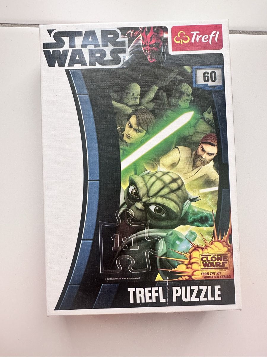 Puzzle: Star Wars Puzzle Trefl 60 Teile Clone Wars Yoda – Usato da Winterthur venduto da nik_pr58