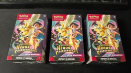 Pokemon 3x "Heros Transcendants" Booster Bundles