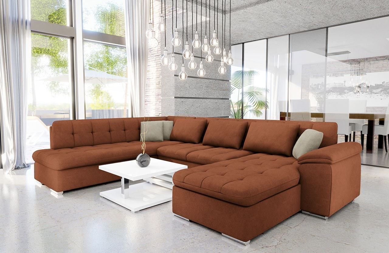 Sofas: Wohnlandschaft Rechts Sofa mit Bettkasten + Schlaffunktion – Neu und originalverpackt aus Wallenwil von toesstal-vertrieb 3
