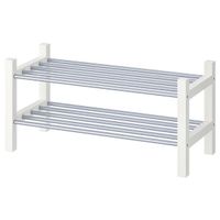IKEA TJUSIG Schuhaufbewahrung, weiss, 79x32x37 cm