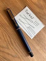 Schöner Parker Füller mit M Feder und Konverter