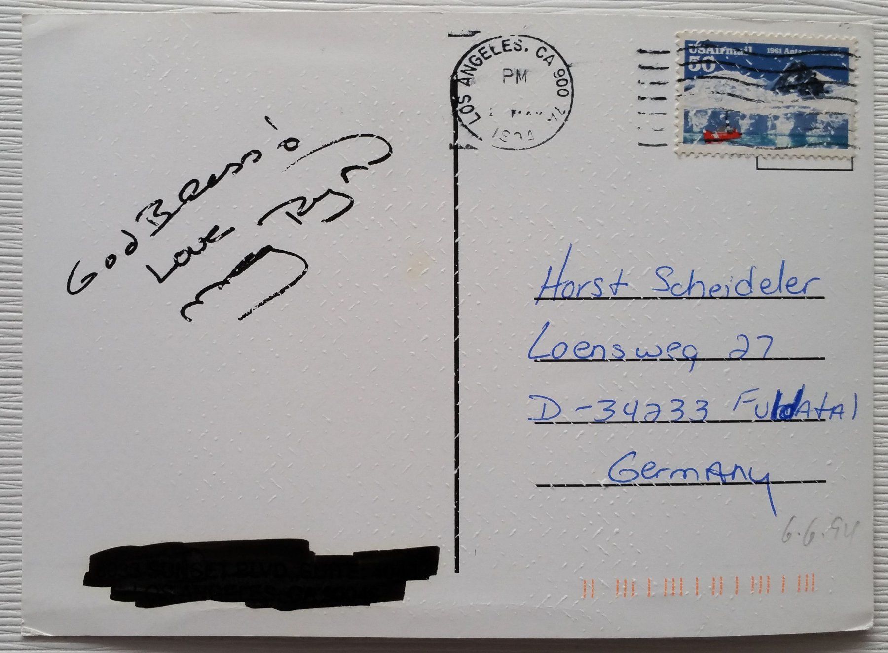 Autografi: Meg Ryan, signiertes Original-Autogramm, 1994 – Usato da Oberriet SG venduto da ganesh435 1
