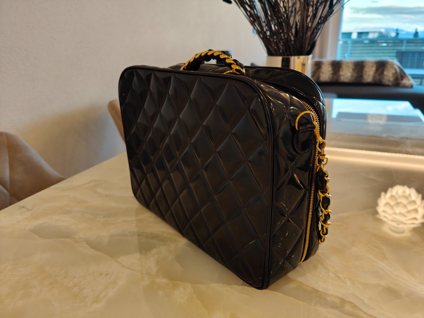 Chanel Taschen für Damen: Originale Chanel Vintage Leder Handtasche – Gebraucht aus Oberwil-Lieli von ticino122 2