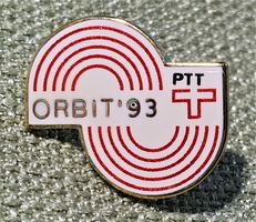 O599 - Pin Die Post PTT   ORBIT'93