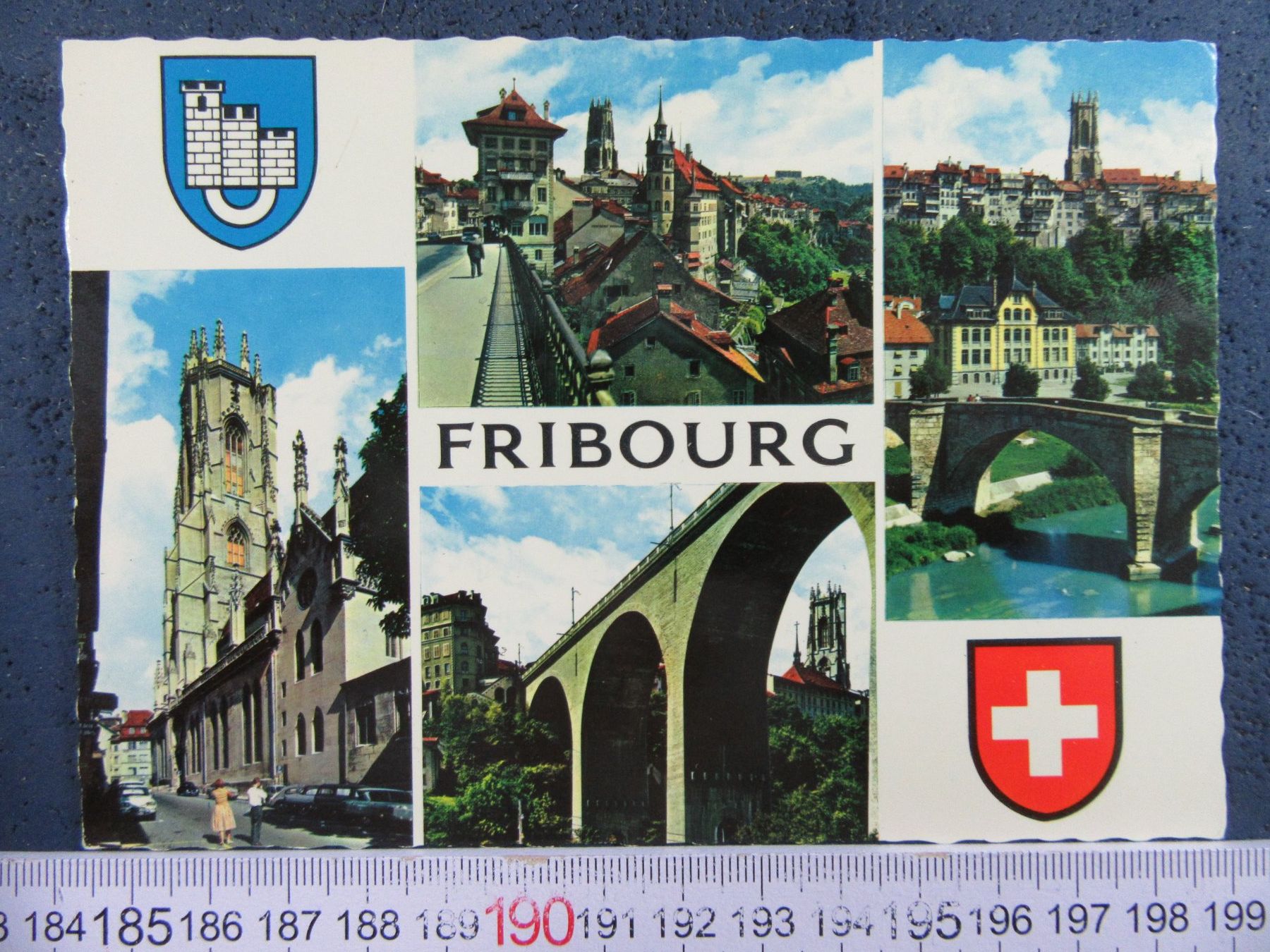 Cartoline postali: FRIBOURG FR AK – Usato da Ettingen venduto da Hausi4711