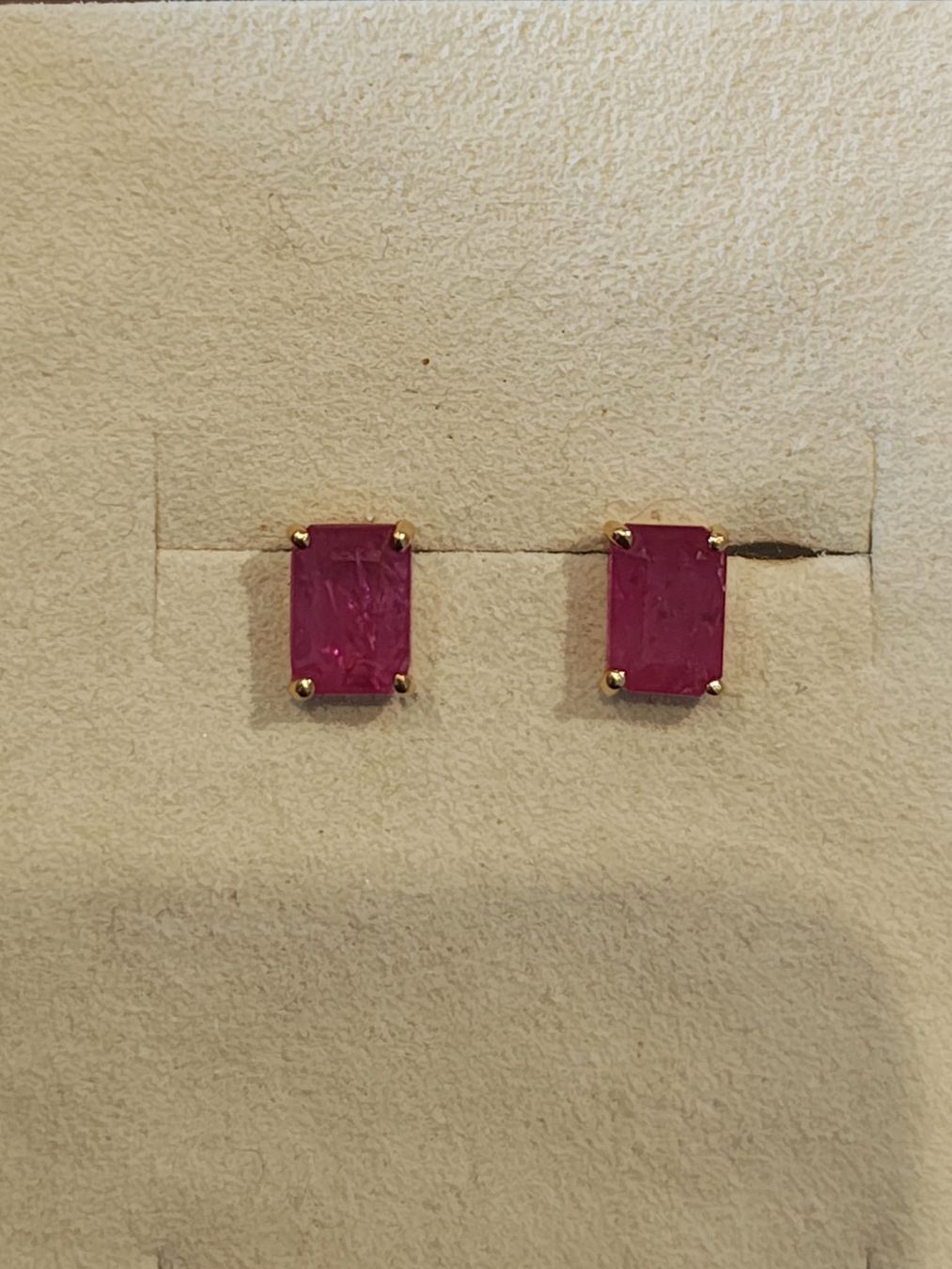 Boucles d'oreille: Ruby Gold Ohrringe – Neuf (Voir description) à Teufenthal AG par yul_x526