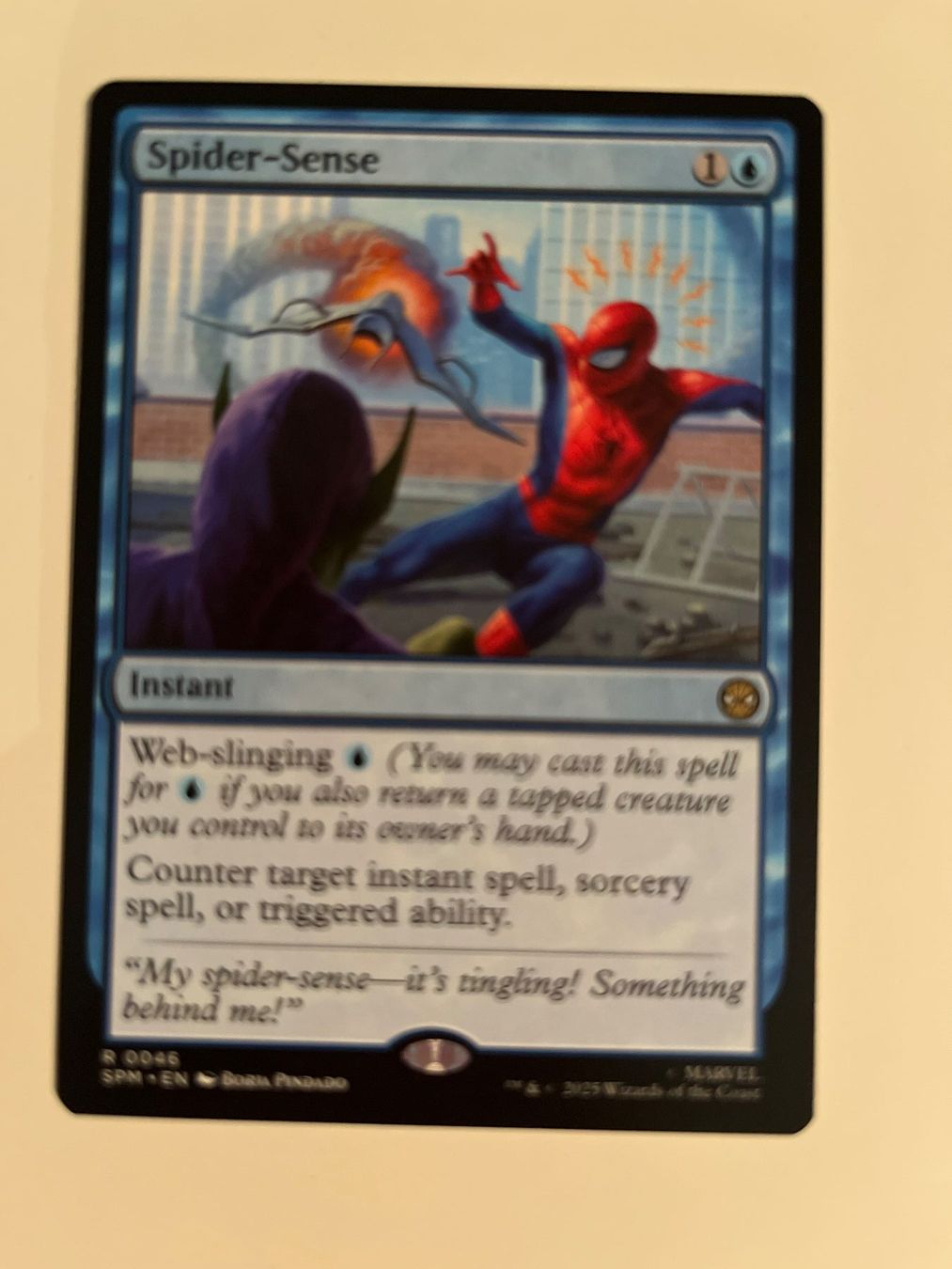 Magic The Gathering Carte collezionabili: 1 x Spider-Sense - Magic: The Gathering - MtG – Usato da Kriens venduto da Shadi1980