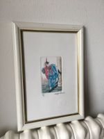 Interesante Bild  Litho  Handsigniert mit trockene Stempel