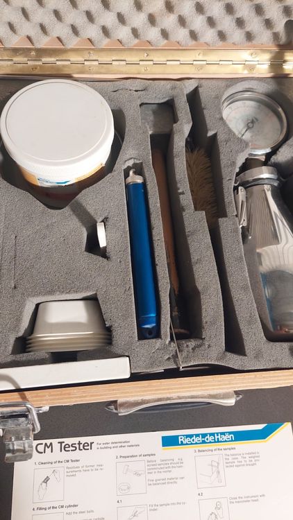 CM Gerät Tester Feuchtigkeitsmessgerät -Riedel de Haen-632 2