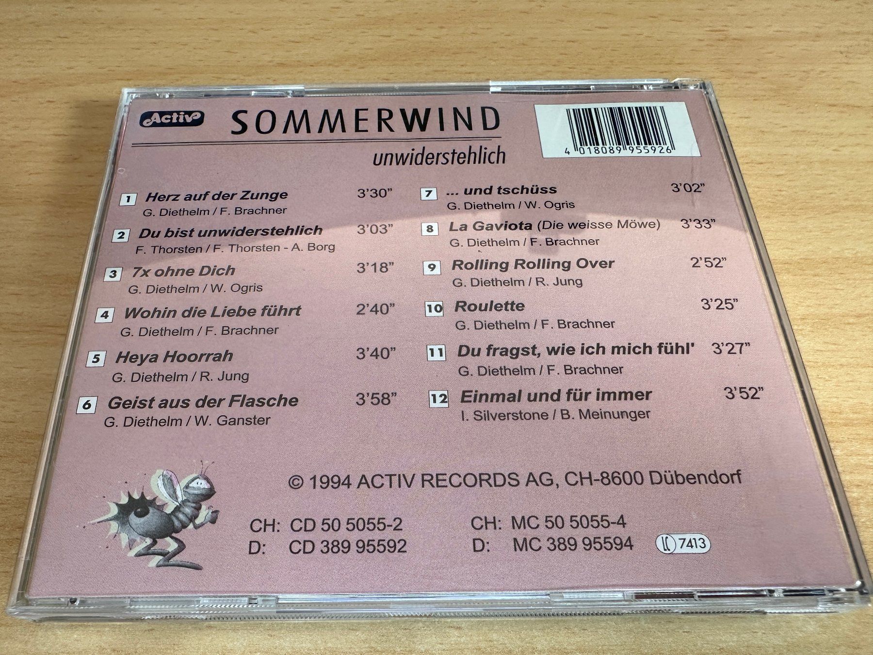 CD: Sommerwind – Unwiderstehlich – Usato da Rikon im Tösstal venduto da Alpenmutz 1