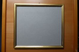 Antiker Bilderrahmen handvergoldet über Eck - 25 x 28 cm