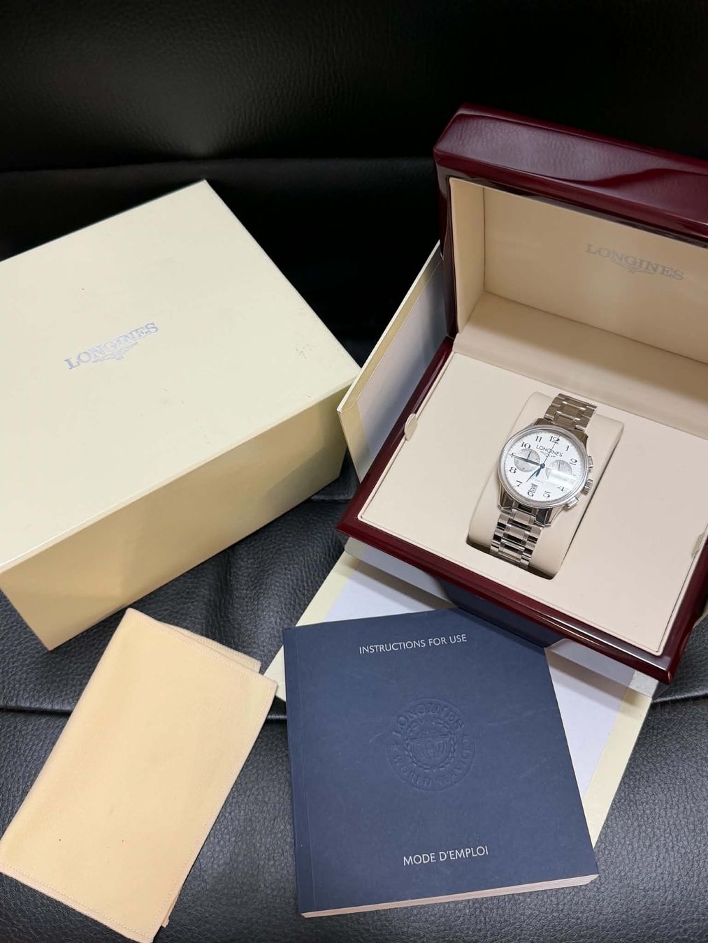 Longines Orologi: Longines Master Collection Chronograph L2.650.4 Box and Pape – Usato da Biel venduto da sml_2vfx 8
