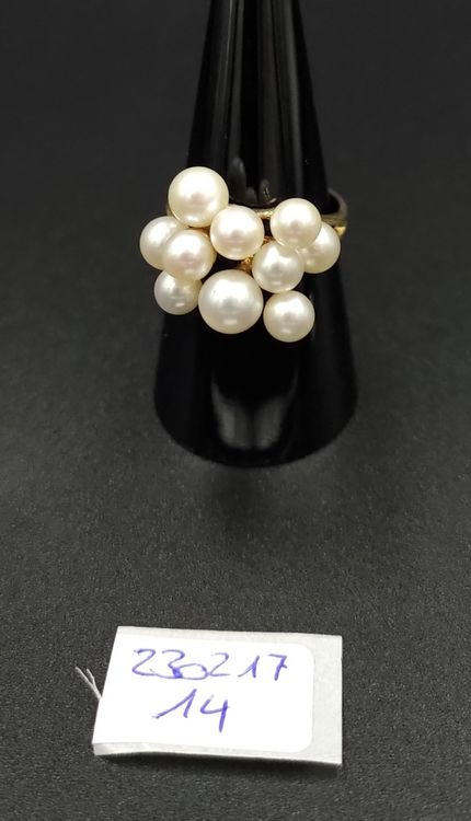 Eviarli Vintage Stretch Ring - Perlen Ring Stapelbar Für Damen