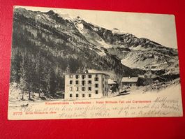 1908 // Klausenstrasse Urnerboden - Hotel Wilhelm Tell