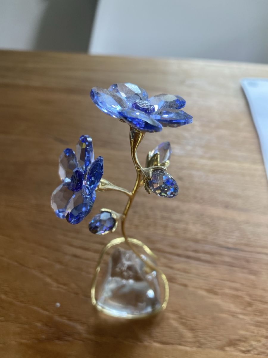 Swarovski Statuette: Swarovski Blume – Nuovo e nell'imballaggio originale da Zürich venduto da babamueller 2