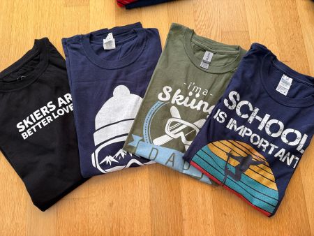 T-Shirt (x4) Ski - Gr. Medium