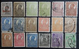 Rumänien ex. Kat. 237-262 */gest. 1918/20