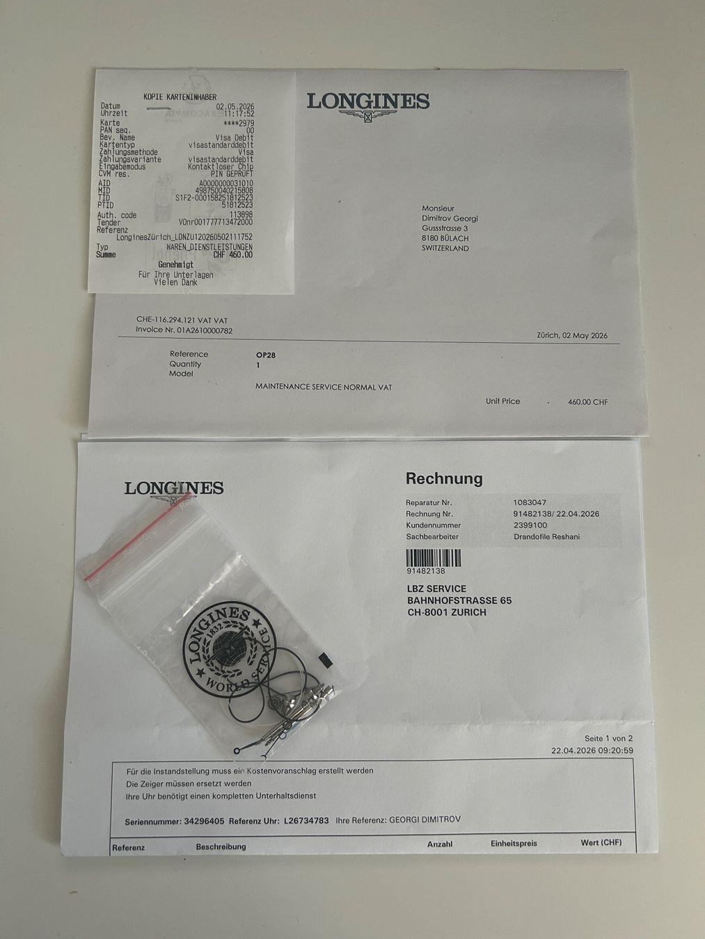 Longines Orologi: Longines Master Collection Moon Phase – Nuovo (secondo la descrizione) da Bülach venduto da GeorgiD 5