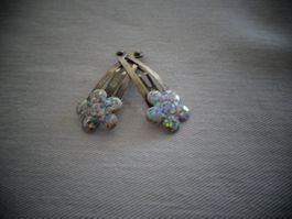2 Blumenspangen Haarschmuck