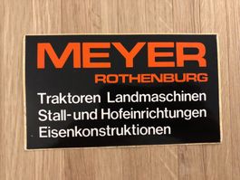 Abziehbild, Sticker von Meyer Rothenburg
