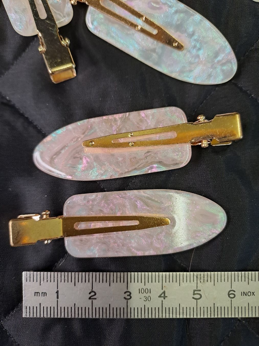 Haarschmuck: 20 Haarklammern Perlmutfarbe – Neu (gemäss Beschreibung) aus Uznach von Walaylatiere 2