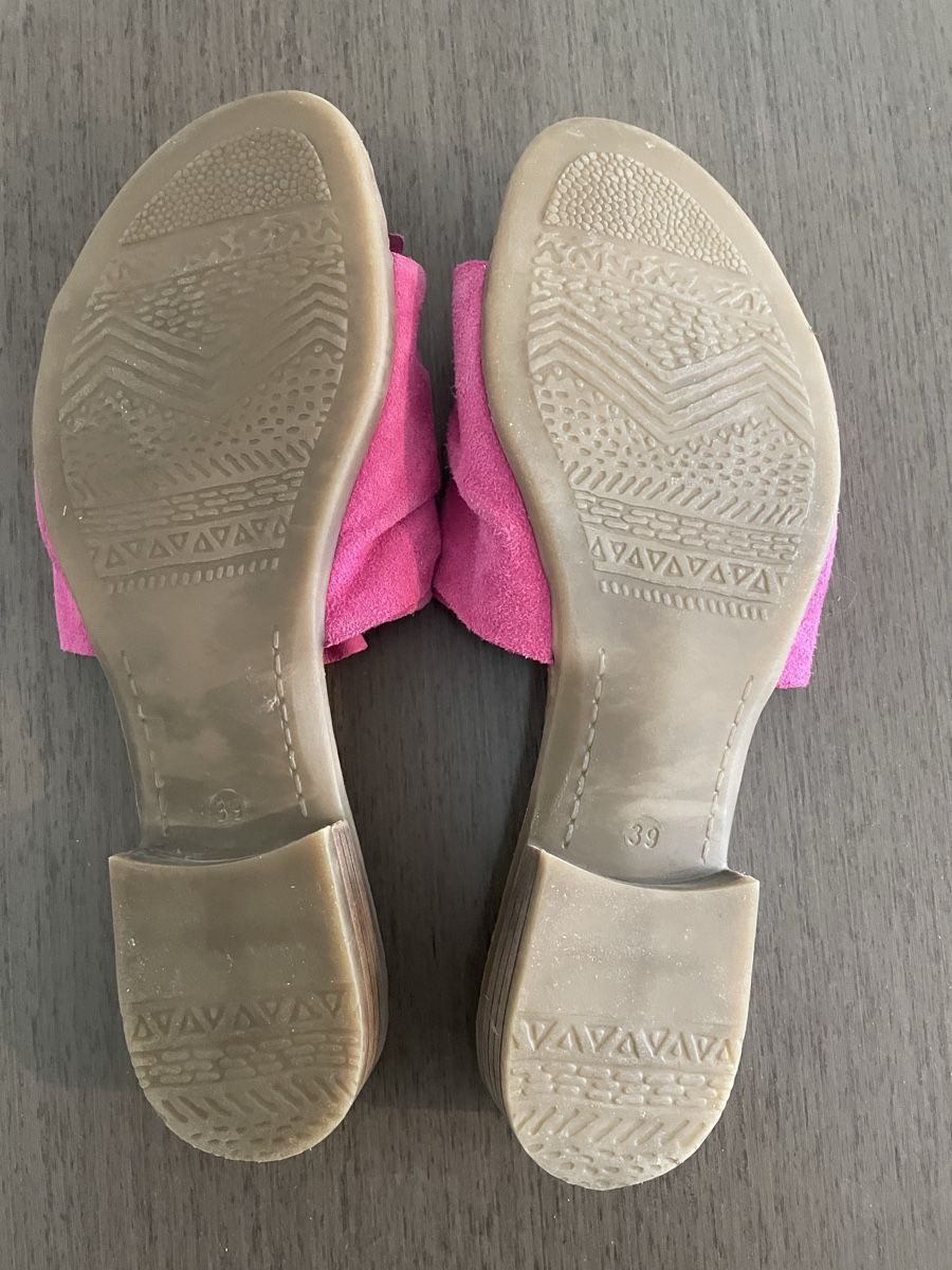 Anna Field Scarpe da donna: Anna Field Mules mit pinker Schleife – Usato da Olten venduto da aud_2jf7 2