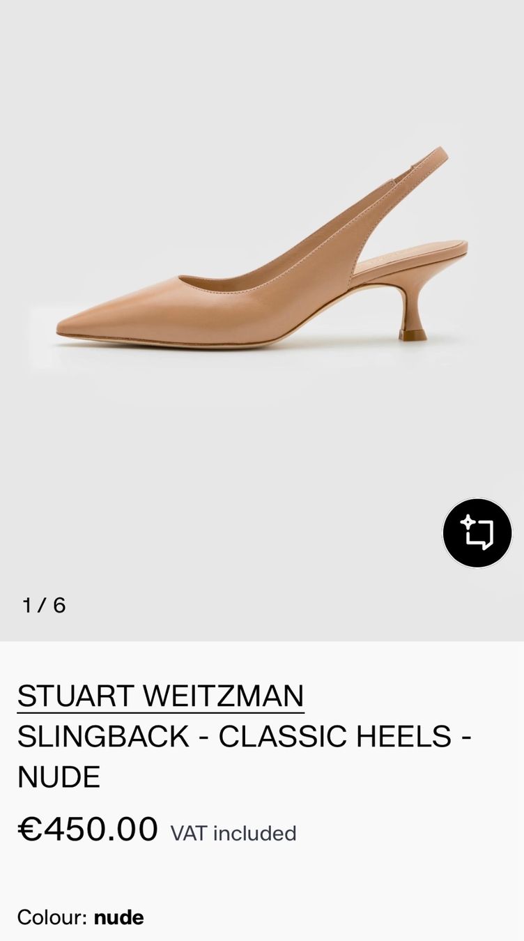 Stuart Weitzman Scarpe da donna: Stuart Weitzman slingback leather sandals 36 – Nuovo (secondo la descrizione) da Zürich venduto da Angela_Fashion_Lover 1