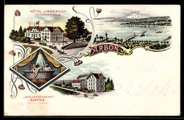 Litho Arbon, Hotel Lindenhof mit Konzert