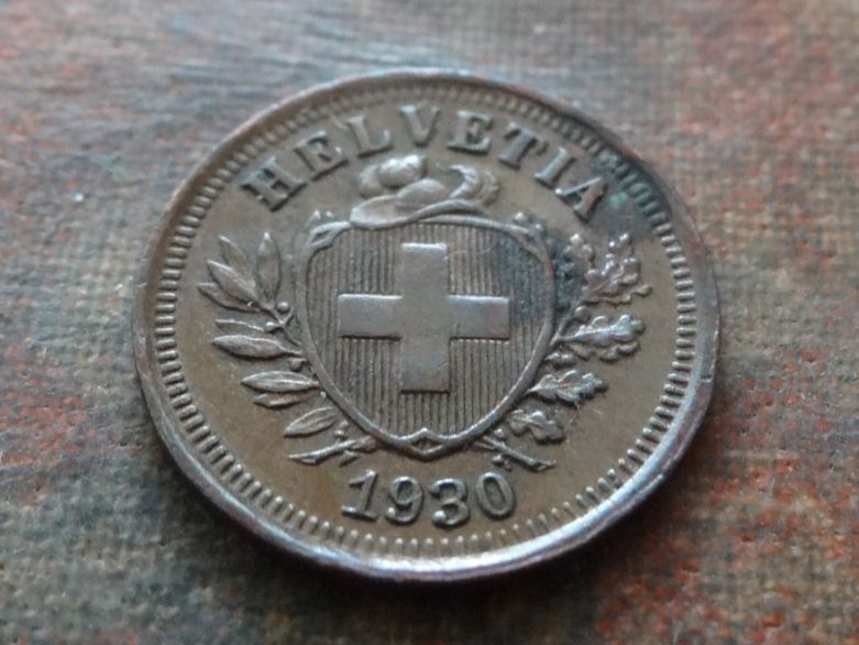 Tutti le monete: 1 Rp. 1930  (A) – Usato da Romanel-sur-Lausanne venduto da Swift13