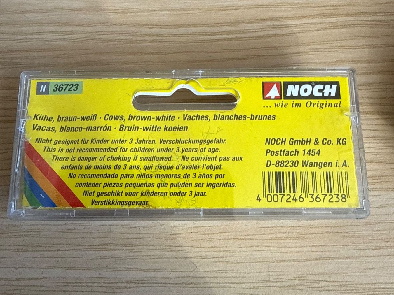 Noch Modellini di ferrovie: NOCH N Kühe, braun-weiss – Nuovo e nell'imballaggio originale da Rümlang venduto da dat_2b6c 1