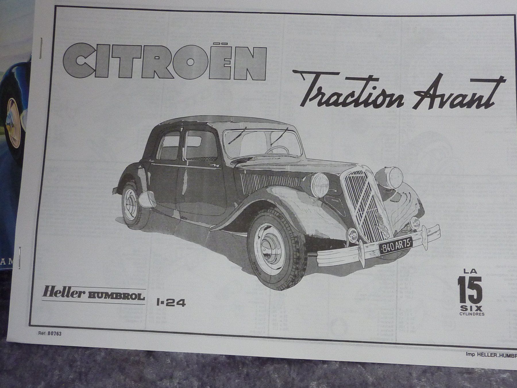 Heller Modellini d'auto: Citroen 15 CV 1:24 – Nuovo e nell'imballaggio originale da Dürrenäsch venduto da modellautos4you 2