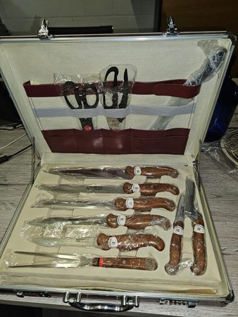 Messerkoffer, Kochkoffer - Ungebraucht. Handgearbeitet.