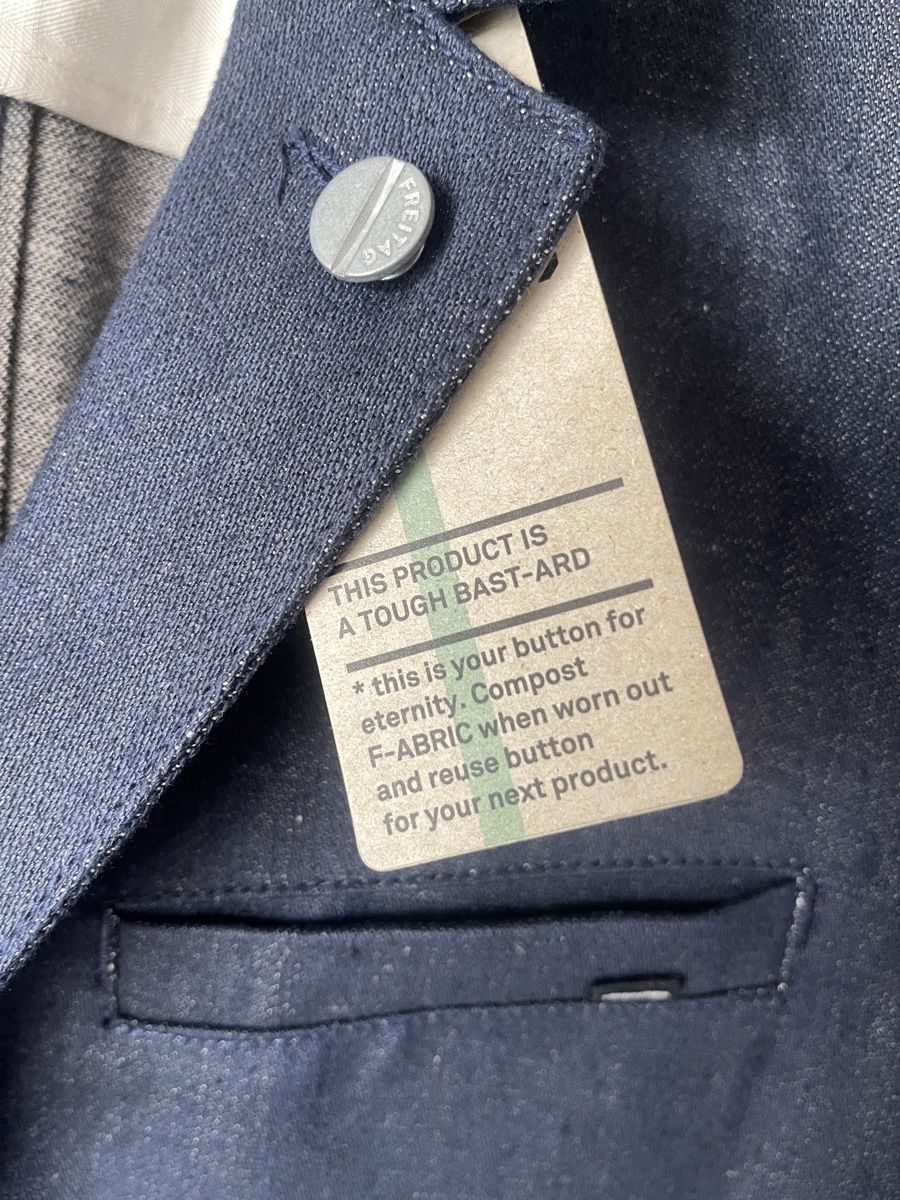 Freitag Giacche: FREITAG E850 LEINEN / HANF SAKKO Gr. M/L NEU !!! – Nuovo e nell'imballaggio originale da Zürich venduto da Recode.Fashion 7