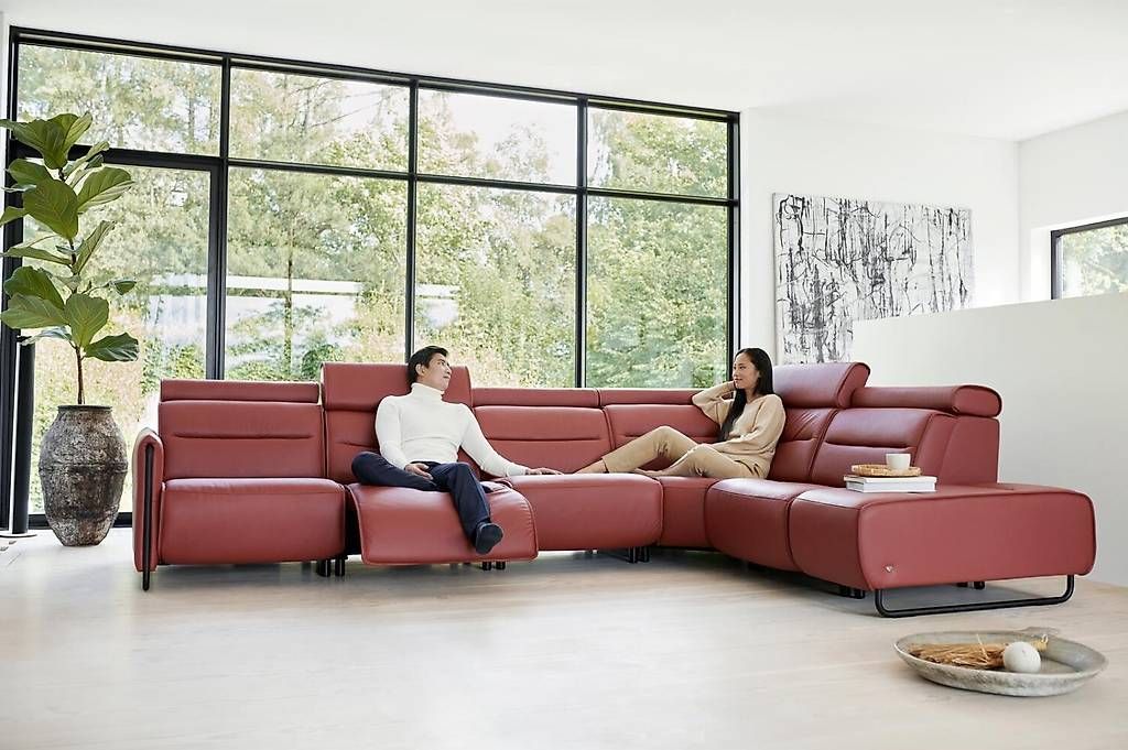 Stressless Divani: Ecksofa Stressless Emily in Paloma Leder – Nuovo e nell'imballaggio originale da Bischofszell venduto da deluxe-moebel 1