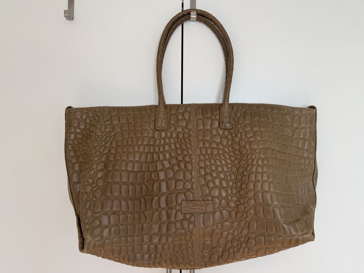 Liebeskind Borse da donna: Liebeskind Shopper in Kroko hellbraun – Usato da Eglisau venduto da Nic1906