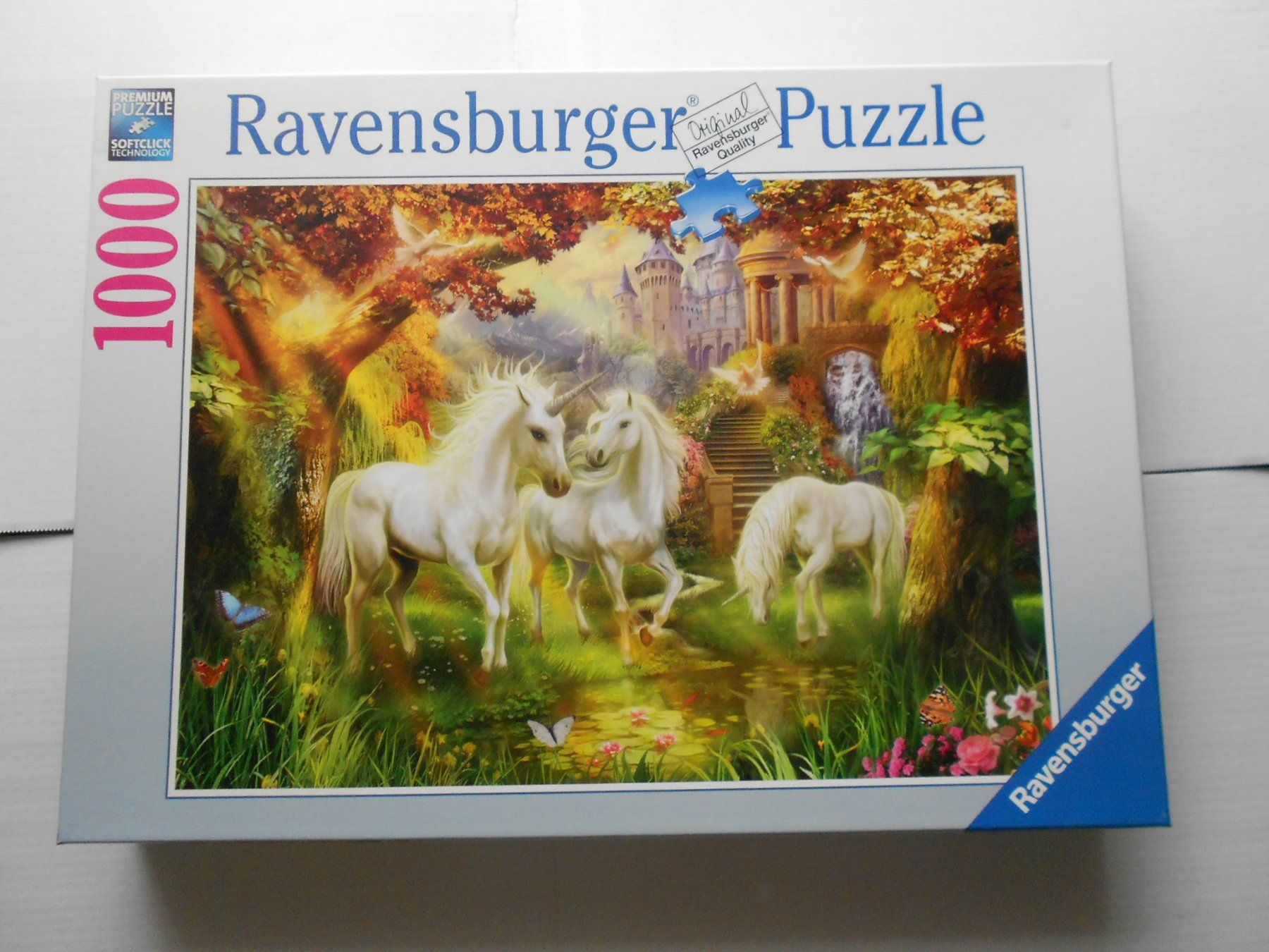 Ravensburger Puzzle: Ravensburger Puzzle 1000 Teile - Einhörner im Herbst – Usato da Wettingen venduto da Andromeda26